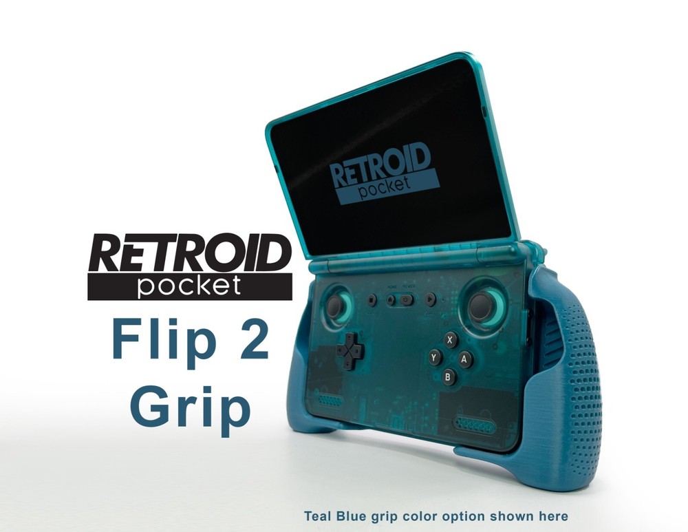 Retroid Pocket Flip 2 Comfort Grip - 3D Printed