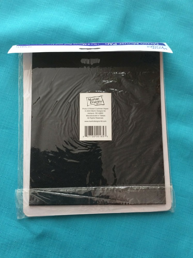 Mouse Pad Cat design . 60 Sheets note pad under the mouse pad. New