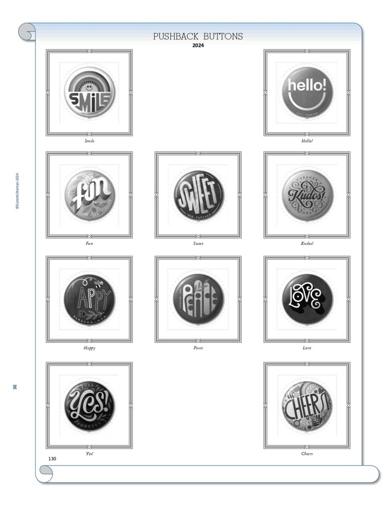 2024 U.S. Commemorative Singles COMPLETE Supplement (White Ace Alternative)