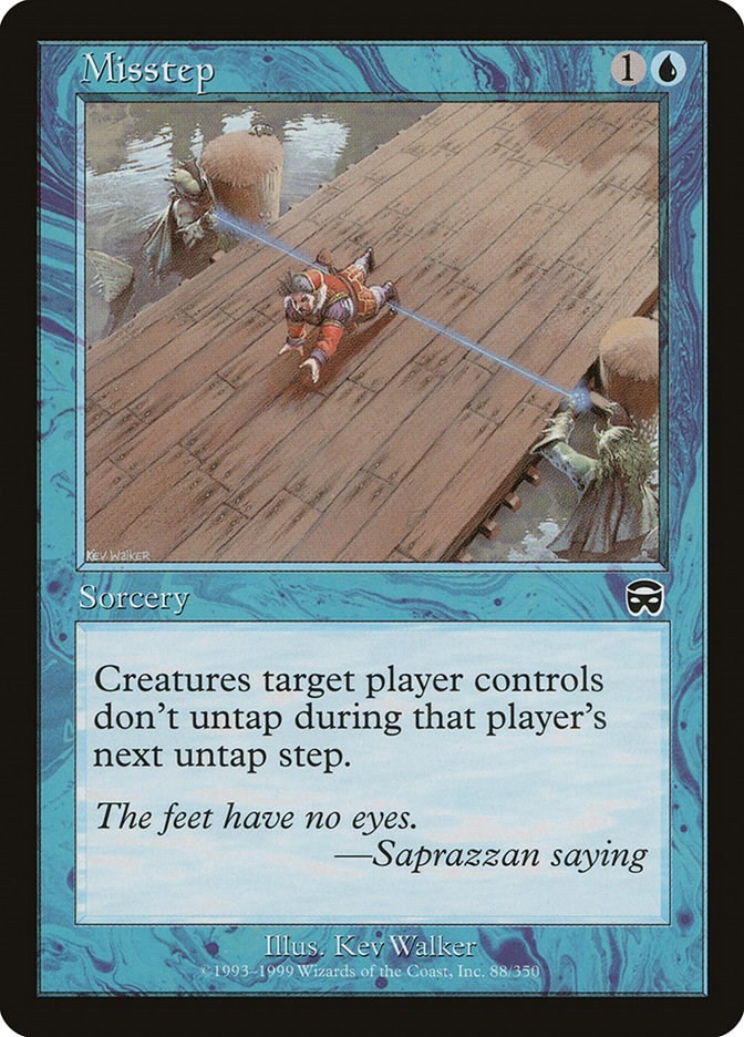Misstep Mercadian Masques 88 MTG MP