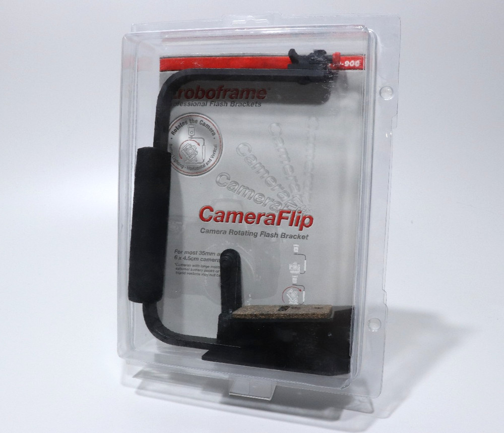 Stroboframe Photo Flash Bracket, Camera Flip Grip, by Tiffen - Open BOX