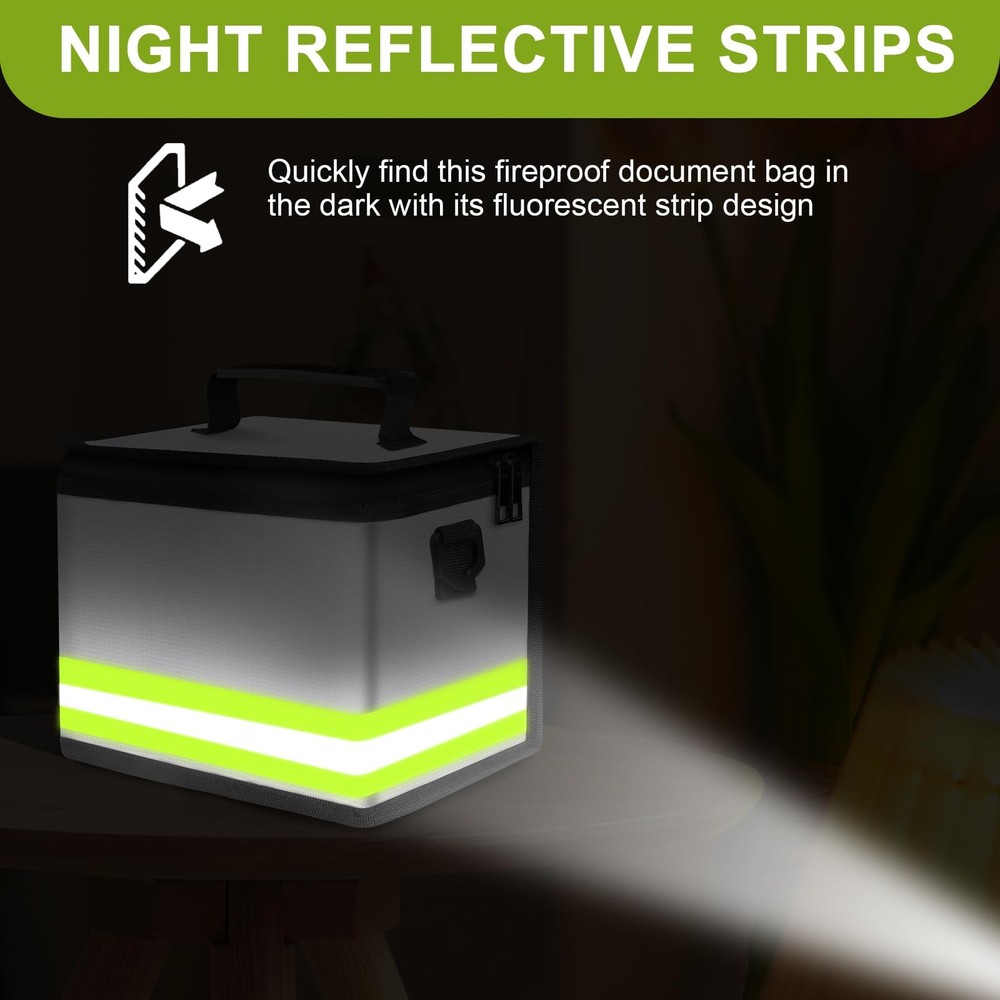 Upgraded Lipo Battery Fireproof Explosionproof Standard Size, Silver White