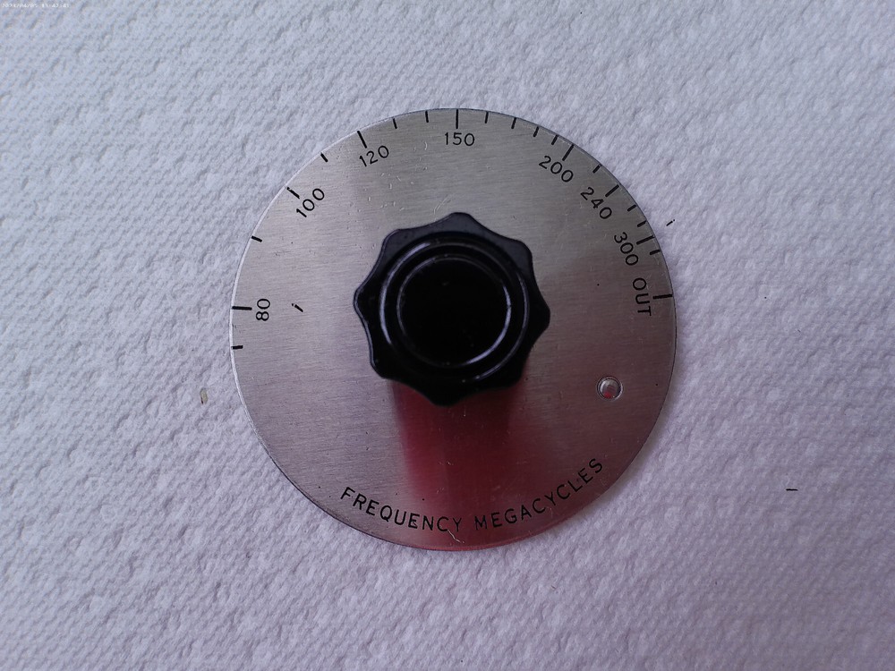 NICE 3" RADIO DIAL (FOR 1/4" SHAFTS)