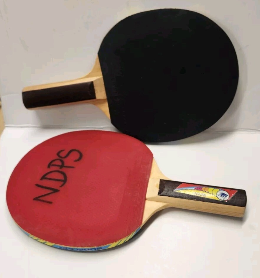 Sunflex Samurai Ping Pong Paddles Vintage Jaguar