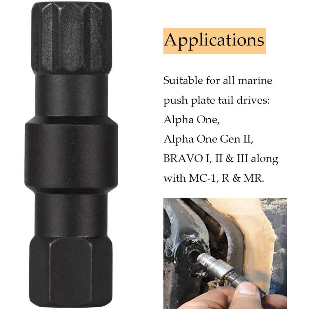 Shift Cable Tool Socket & Hinge Pin Tool for Mercruiser Alpha 1 Gen I Gen II