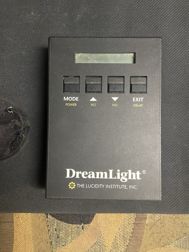 DreamLight DL-1 Single Sleep Mask with Controller Black Fabric Electronic Device