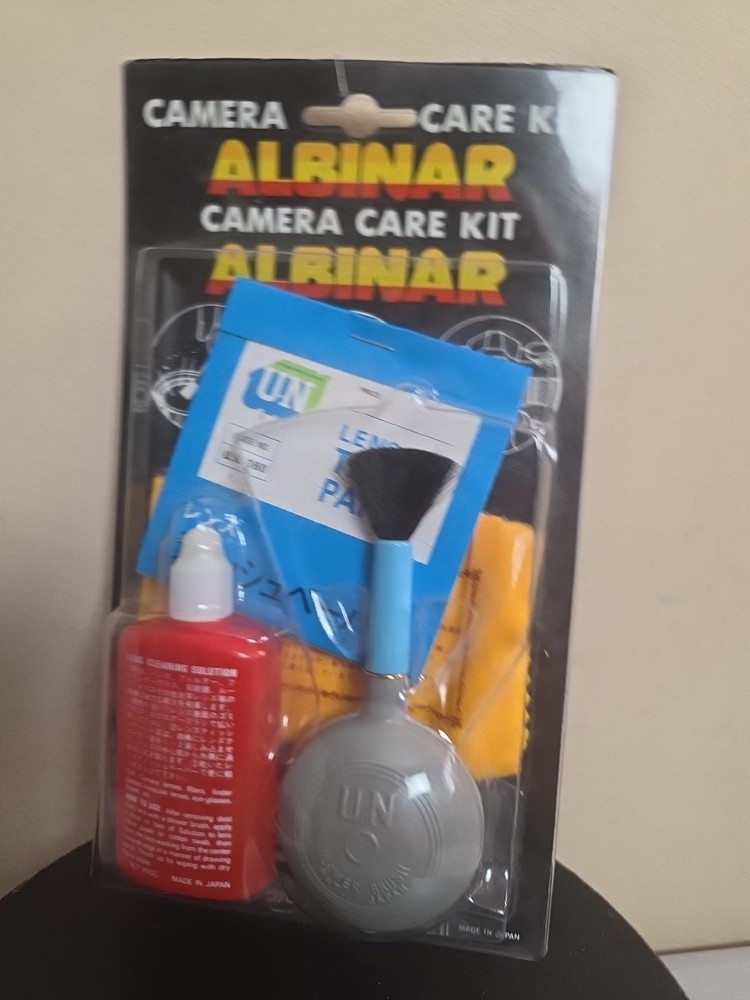 Albinar Camera Care Kit Cleaning Brush Liquid NEW