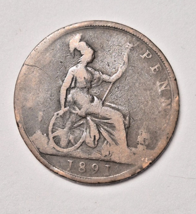 1891 - One Penny - #06