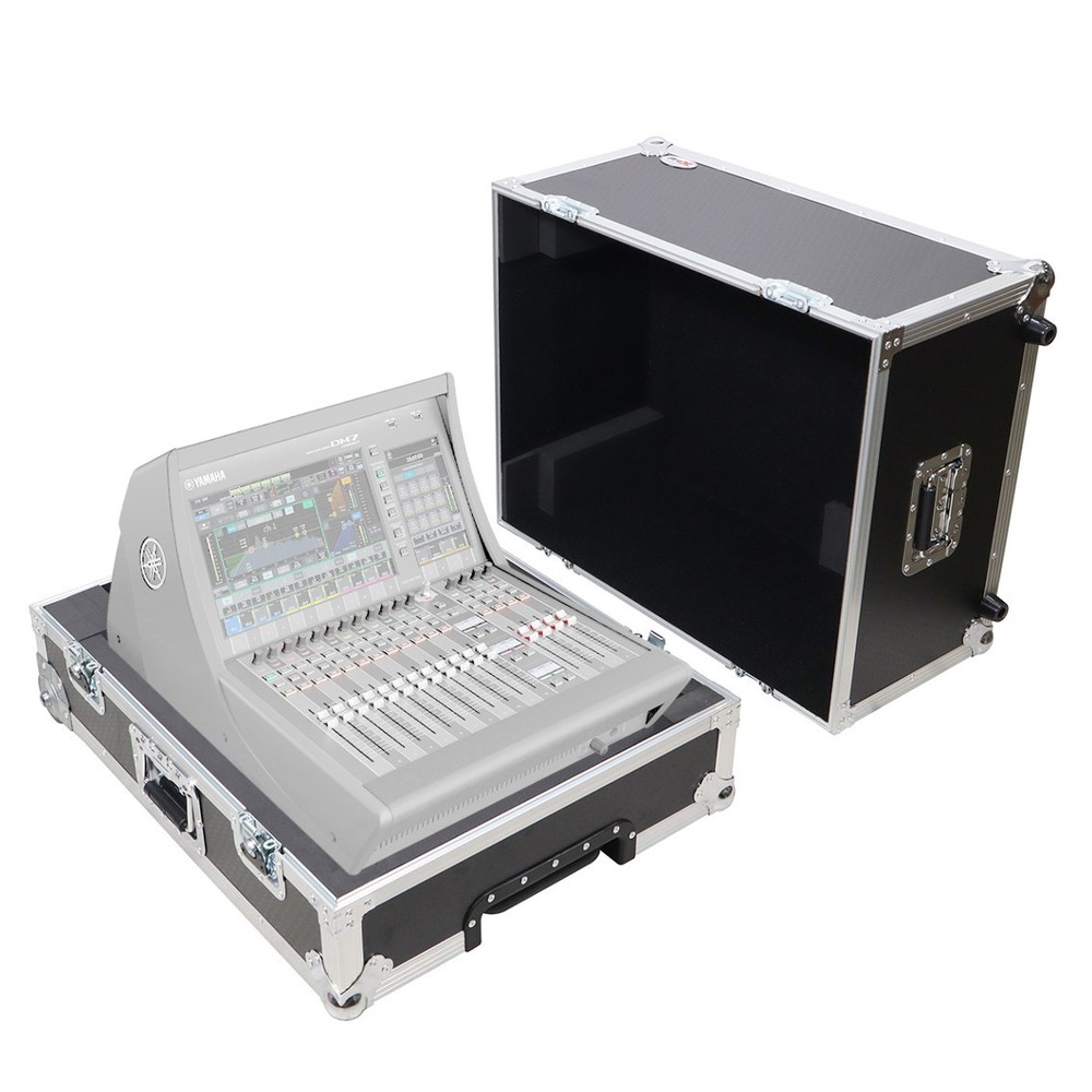 Prox ATA Road Case with Pull Handle /Wheels  for Yamaha DM7 Compact