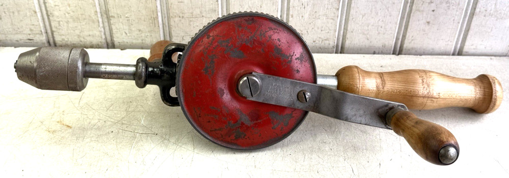 Mohawk Shelburne 2 Speed Hand Drill Reworked Used / Chuck Doesn't Close Complete