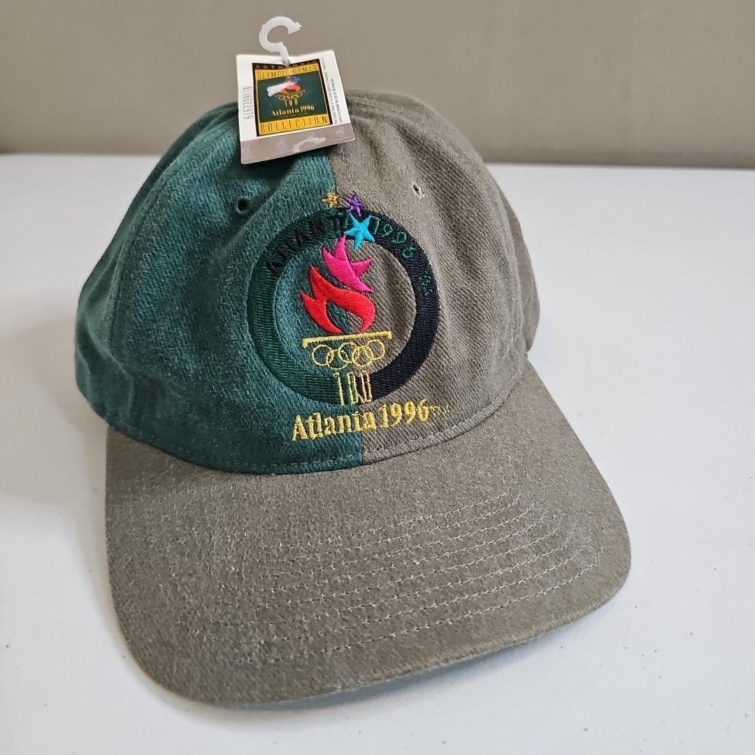 NEW NWT 1996 OLYMPIC GAMES ATLANTA STRAPBACK OLYMPICS HAT CAP 90'S VINTAGE