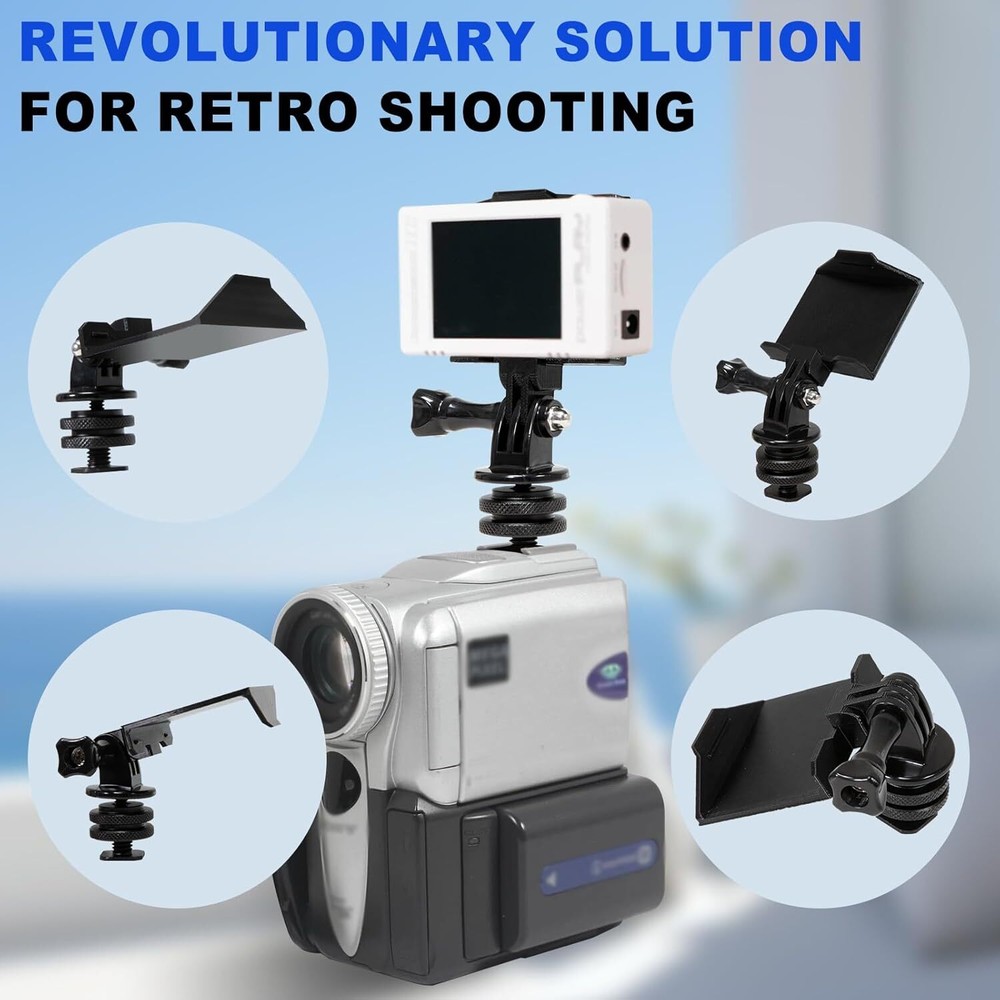 for ImmersionRC Powerplay Camera Hot Shoe Bracket, 360° Adjustable Angle