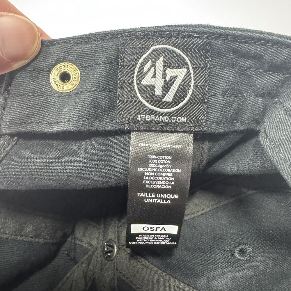 Vanderbilt Nash 47 Clean Up Hat Black Adjustable