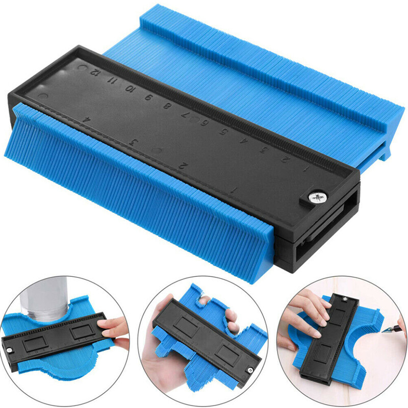5"Shape Contour Duplicator Profile Gauge Laminate Tiling Template Measuring Tool