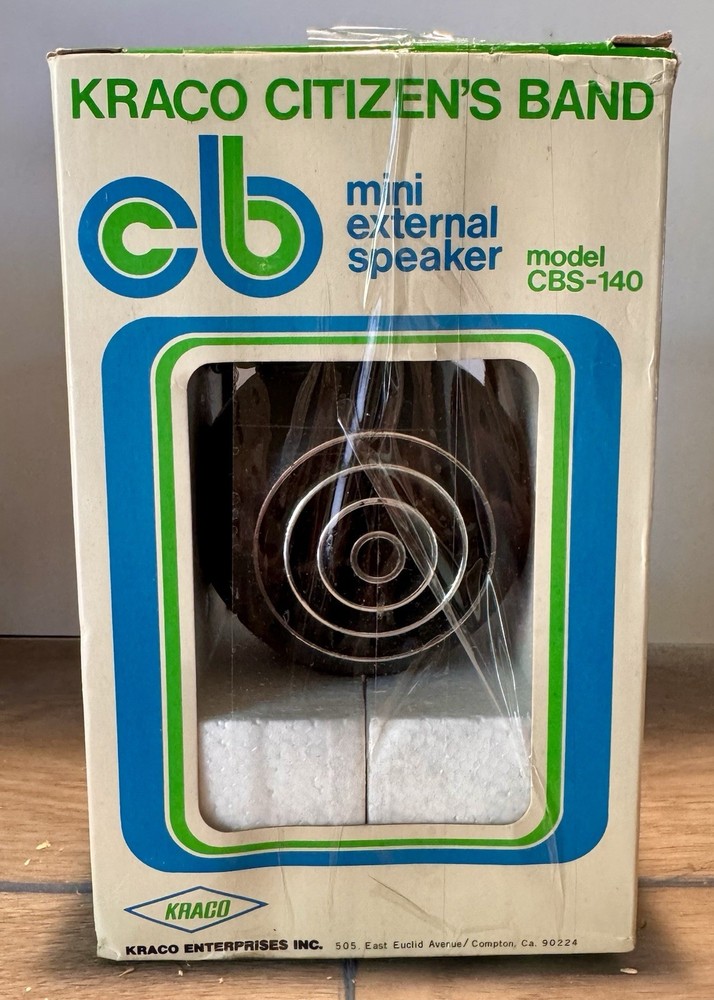 Mini External Communications Speaker Compatible with CB, Ham GMRS Radios