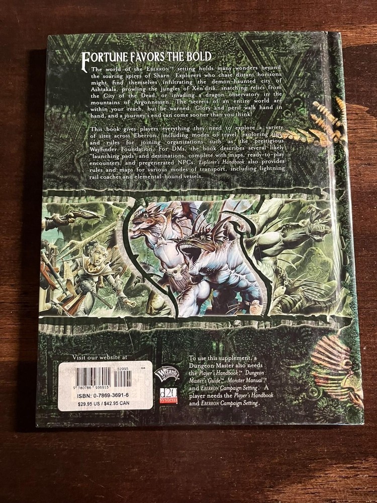 Eberron EXPLORER'S HANDBOOK - Dungeons & Dragons 3.5e
