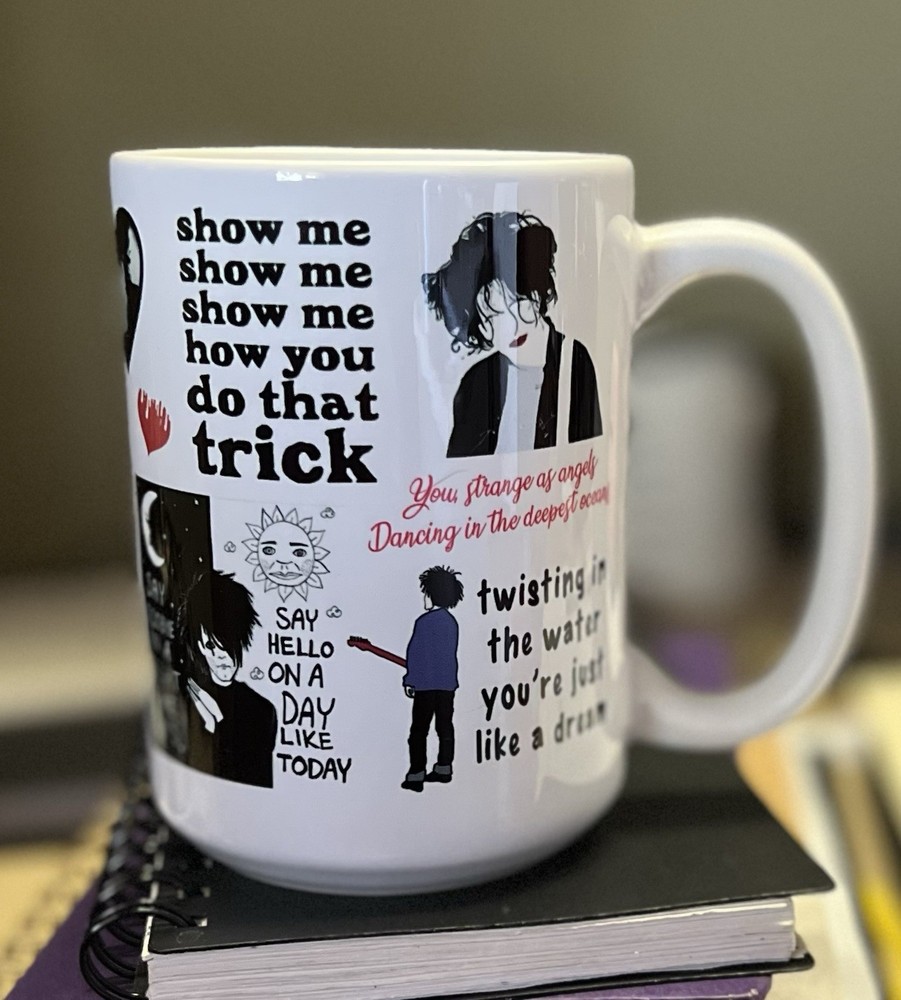 The Cure Mug - Robert Smith Unique