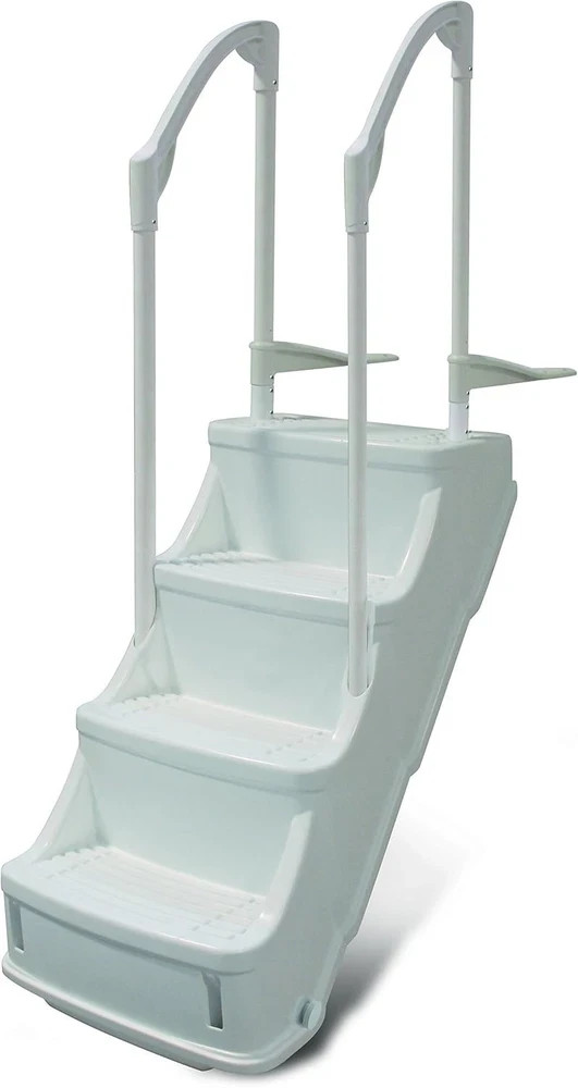 Easy Access Drop-In Step for Above Ground Pools - Safe & Sturdy