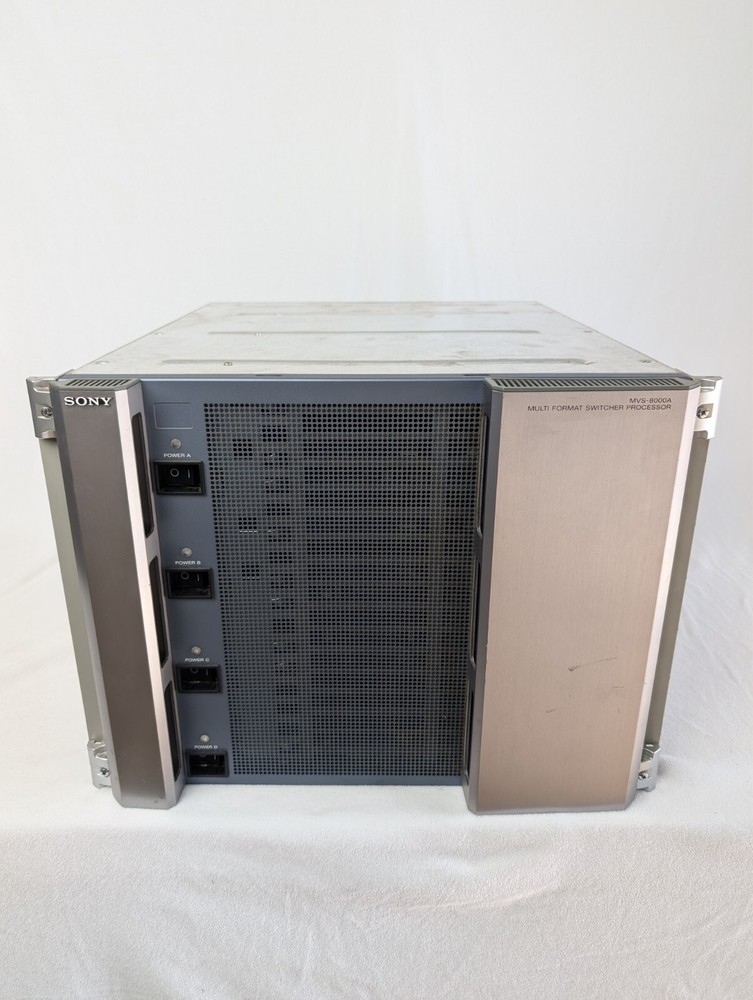 Sony MVS-8000A Multi-Format Switcher Frame – 51 Inputs, 24 Outputs