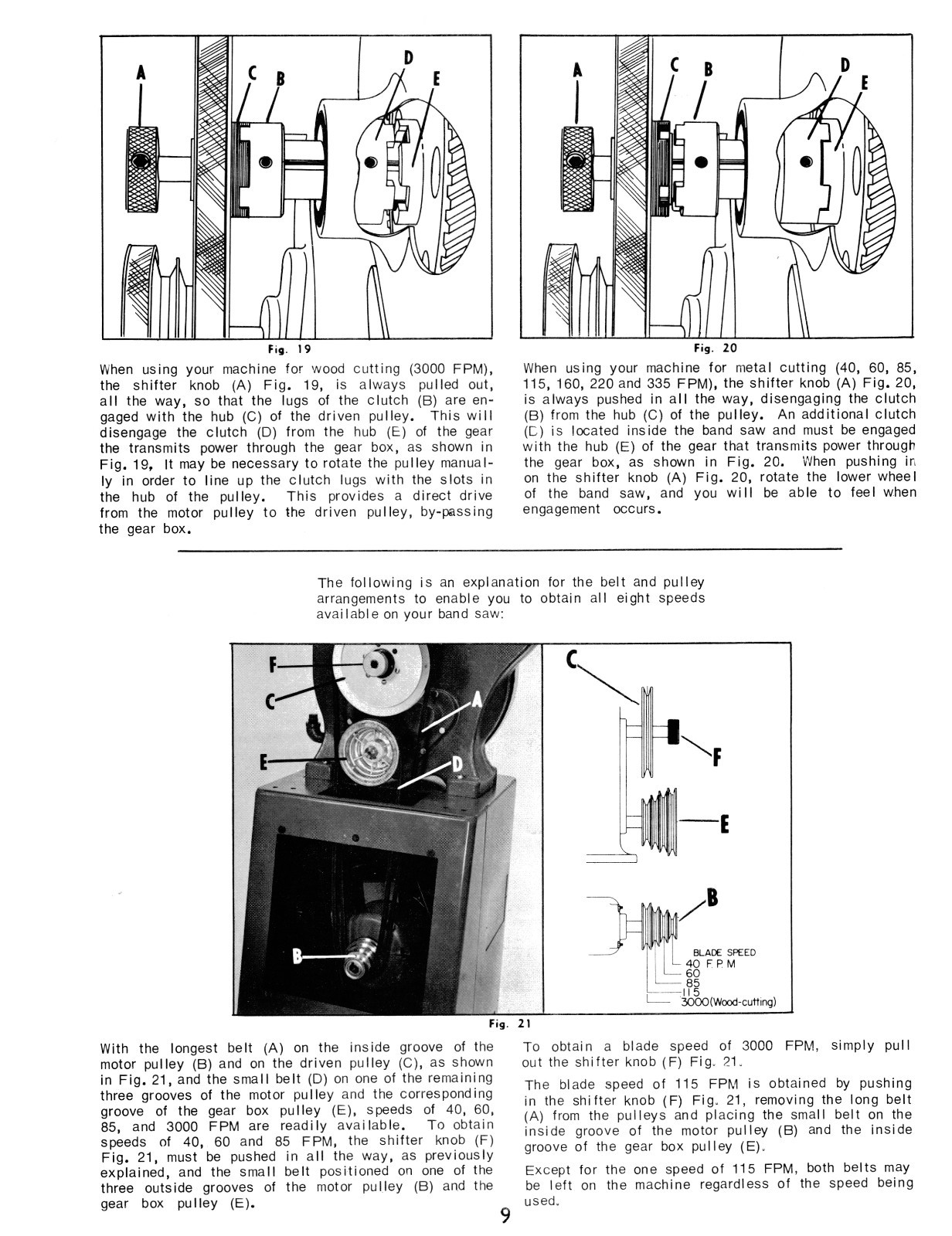 Rockwell Delta 14" Metal Bandsaw 28-300, 28-380 Instruction & Parts Manual #1877