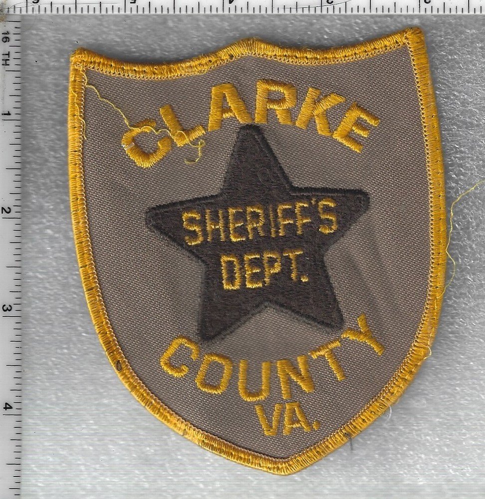 Clarke County Sheriff (Virginia)  Uniform Take-Off Shoulder Patch