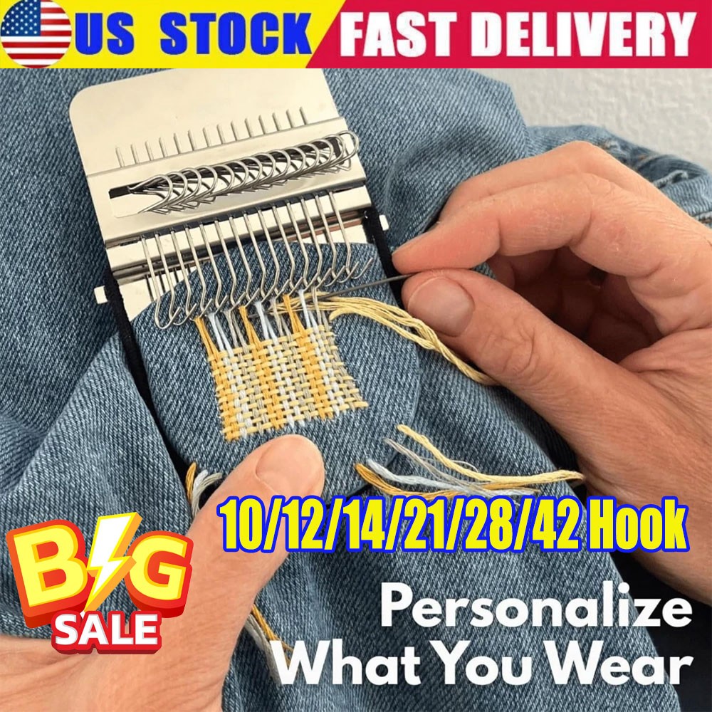 Knit Patch Darning Loom,Knitpatch Patchmaker 2.0 Kit,Loom Knitting Machine 2026