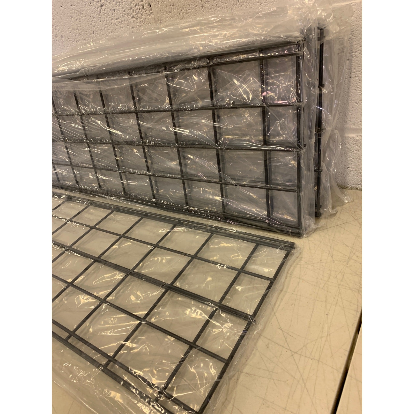 2-Pack FLEXIMOUNTS 2x6ft Garage Shelving Wall Shelf Wall Rack Black WR26B