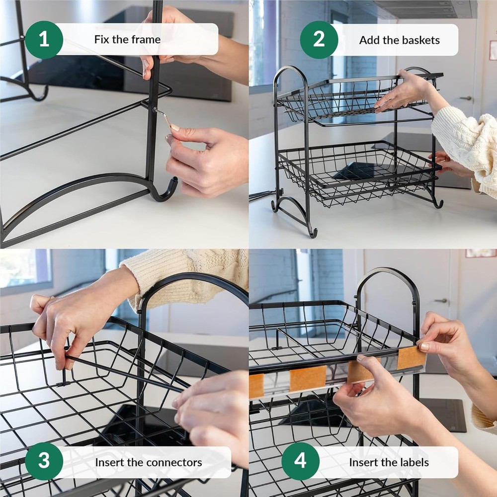 Stackable Candy Display Rack|Stackable Candy Organizer|Multi-Function Snack R...