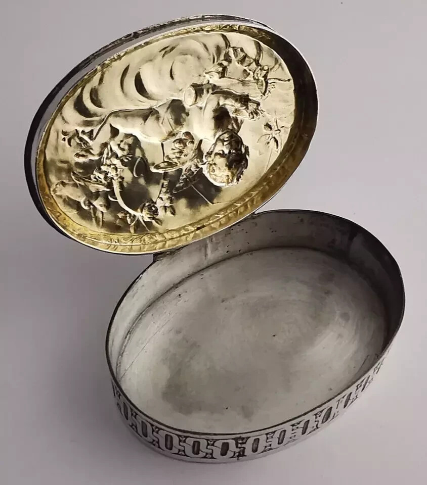 Berthold Muller Solid Silver Table Box - Chester 1901