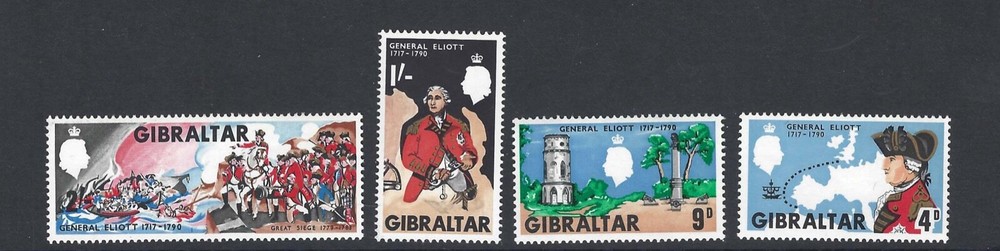 Gibraltar 1967 General Eliott MNH  (g078)