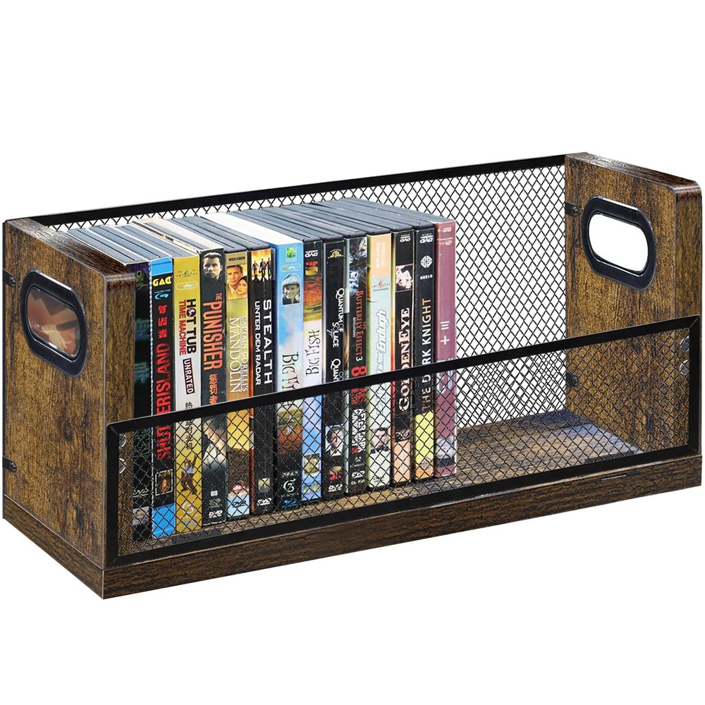 /Blu ray Storage Rack, Shelf Holds Up To 28 Cases, Stackable Tower also Used ...