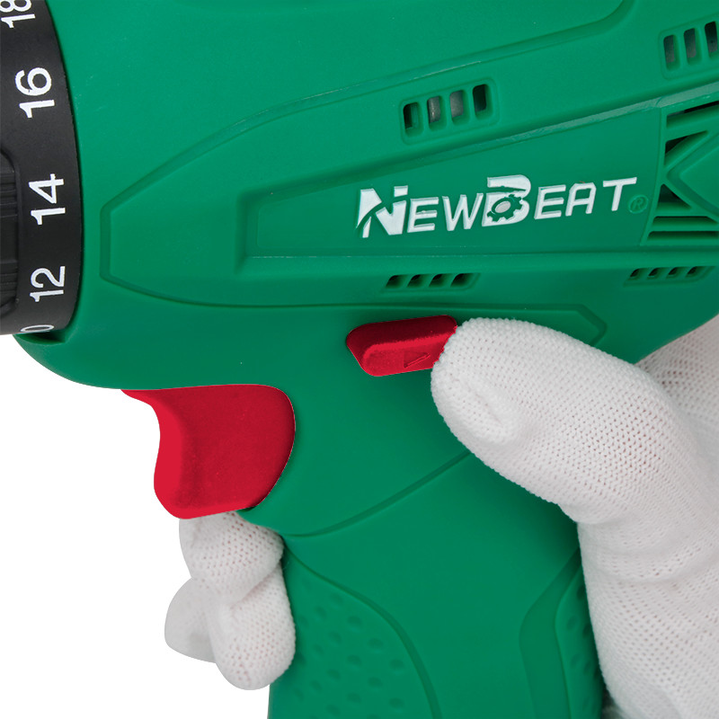 Variable Speed Cordless Drill Driver 12V Lithium Ion Battery LED Work Light