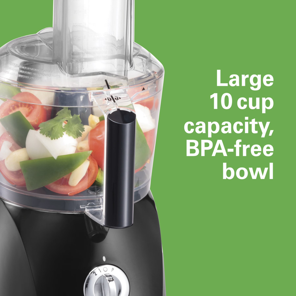 HAMILTON BEACH CHEFPREP 525-WATT 10 CUP FOOD PROCESSOR 70670 *DISTRESSED PKG