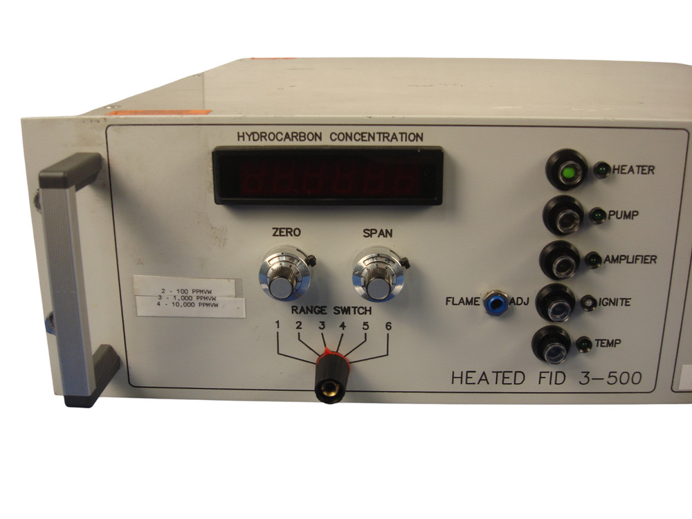 J.U.M Engineering Total Hydrocarbon Concentration Analyzer Model 3-500