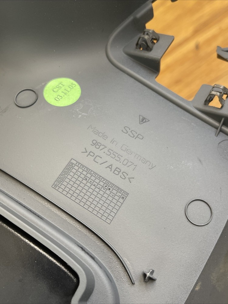 2007-2012 Porsche Cayman 987 Rear Left Interior Storage OEM *NOTE*