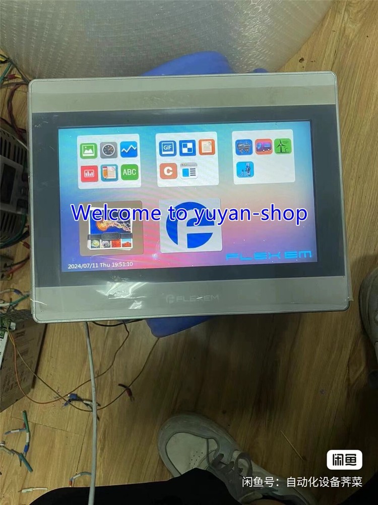 1PCS USED TESTED FLEXEM touch screen FE6100M #T706A YS