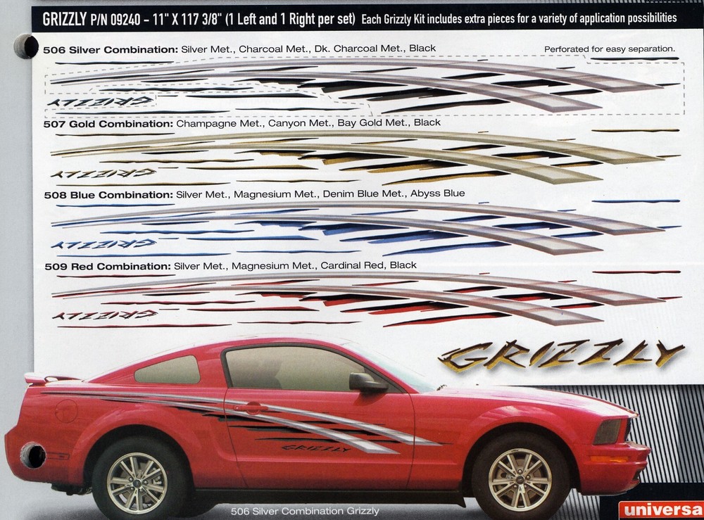 Automotive Customizing Decal GRZZLY DISCOUNTED