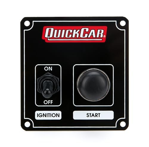 Quickcar Racing 50 802 Ignition Panel Black