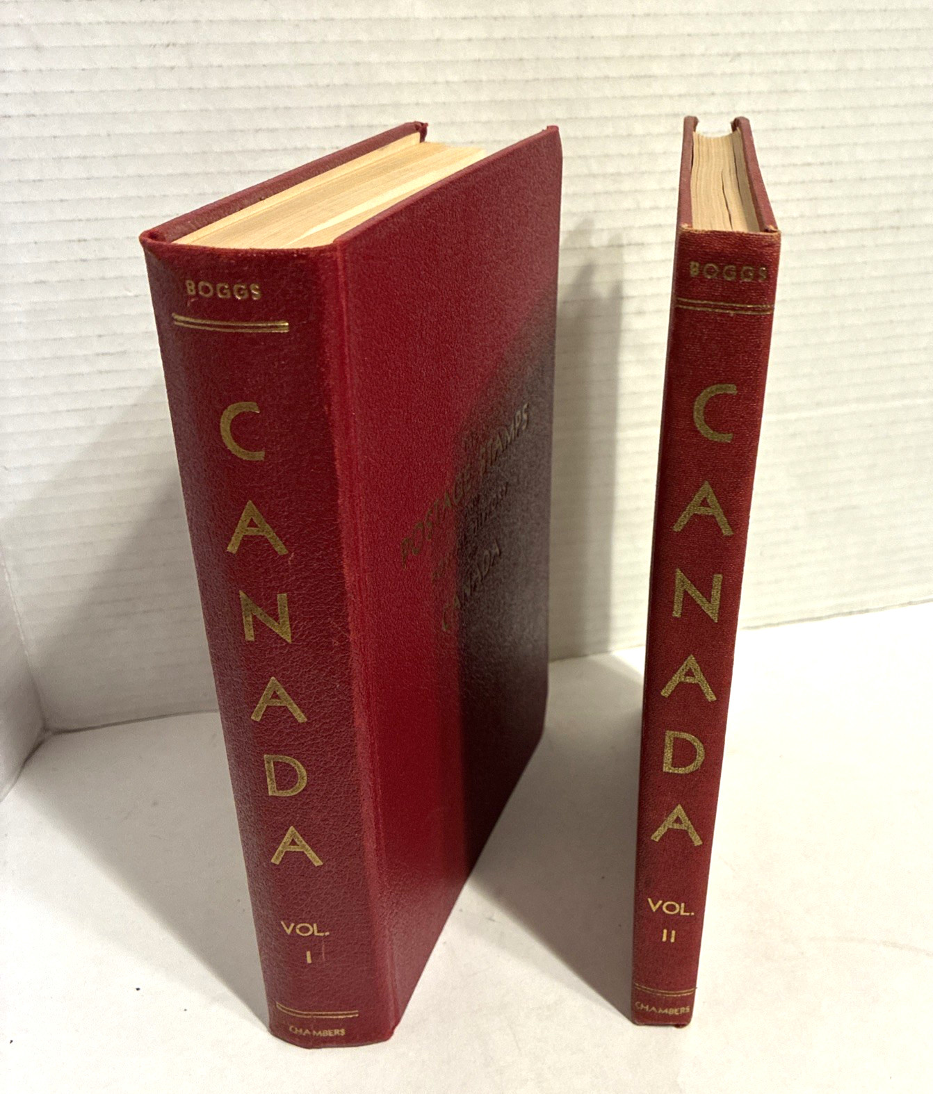 Canada Stamps and Postal History Book, Winthrop S. Boggs 1945 Edition, 2 Volumes