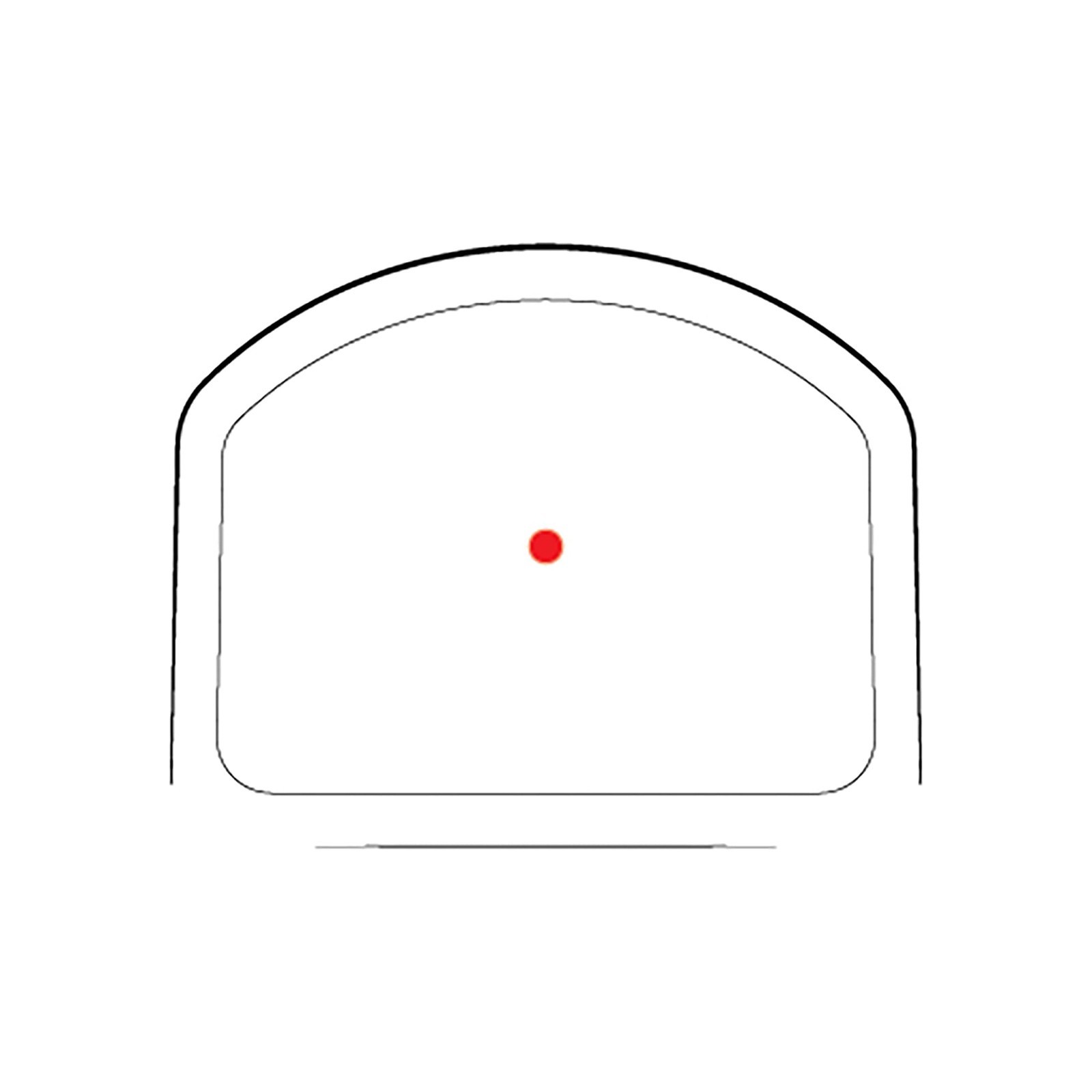 Vortex Viper 1x24mm, 6 MOA Red Dot Sight CR2032 Battery, Black, VRD-6