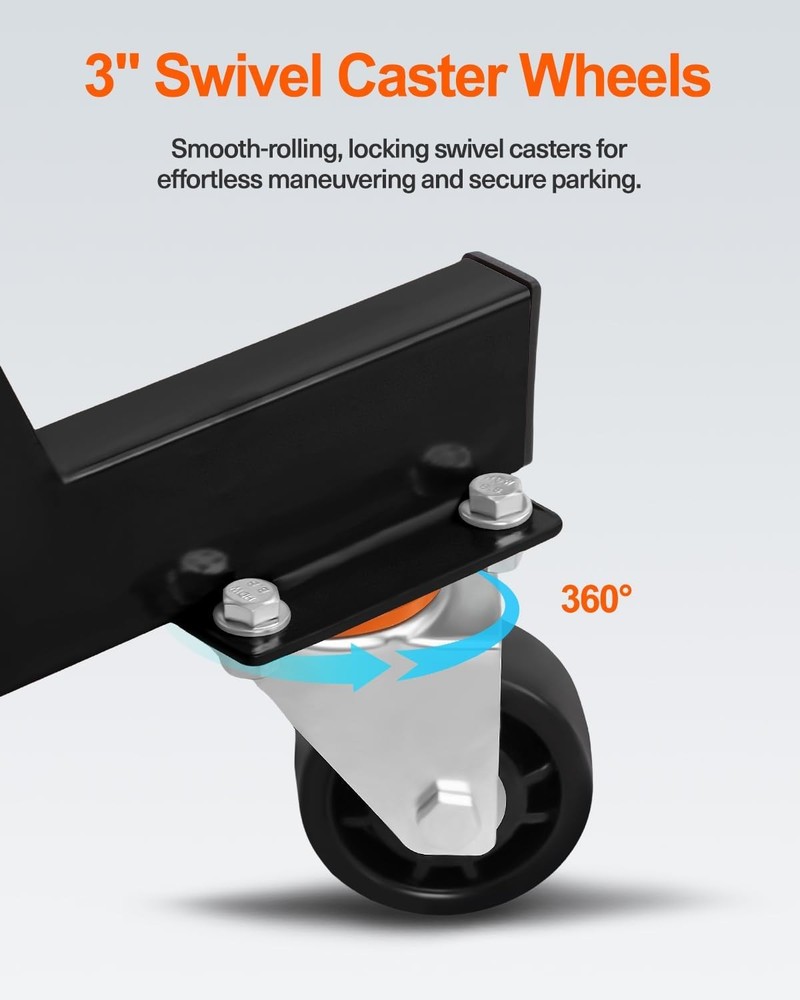 JY PERFORMANCE LS Engine Stand Cradle, Rolling Storage Stand for GM Chevy V8 LSx