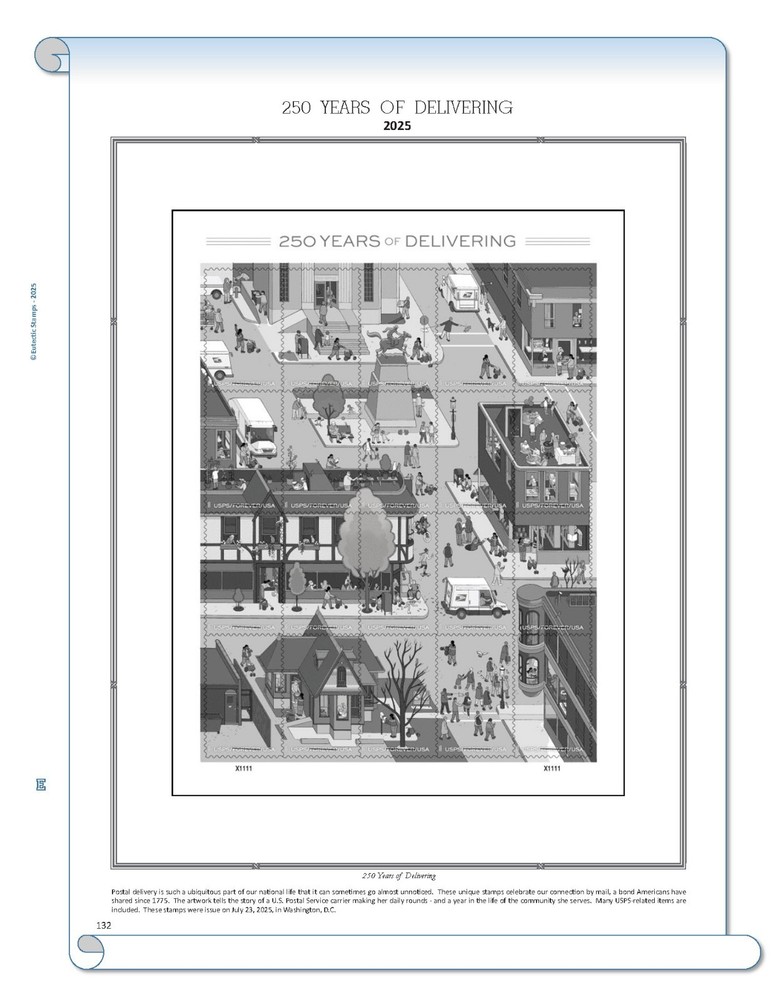 2025 U.S. Commemorative Plate Block Supplement (White Ace Alternative)