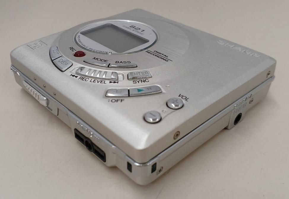 SHARP MD-MT821-S MD MiniDisc Portable Recorder 260417