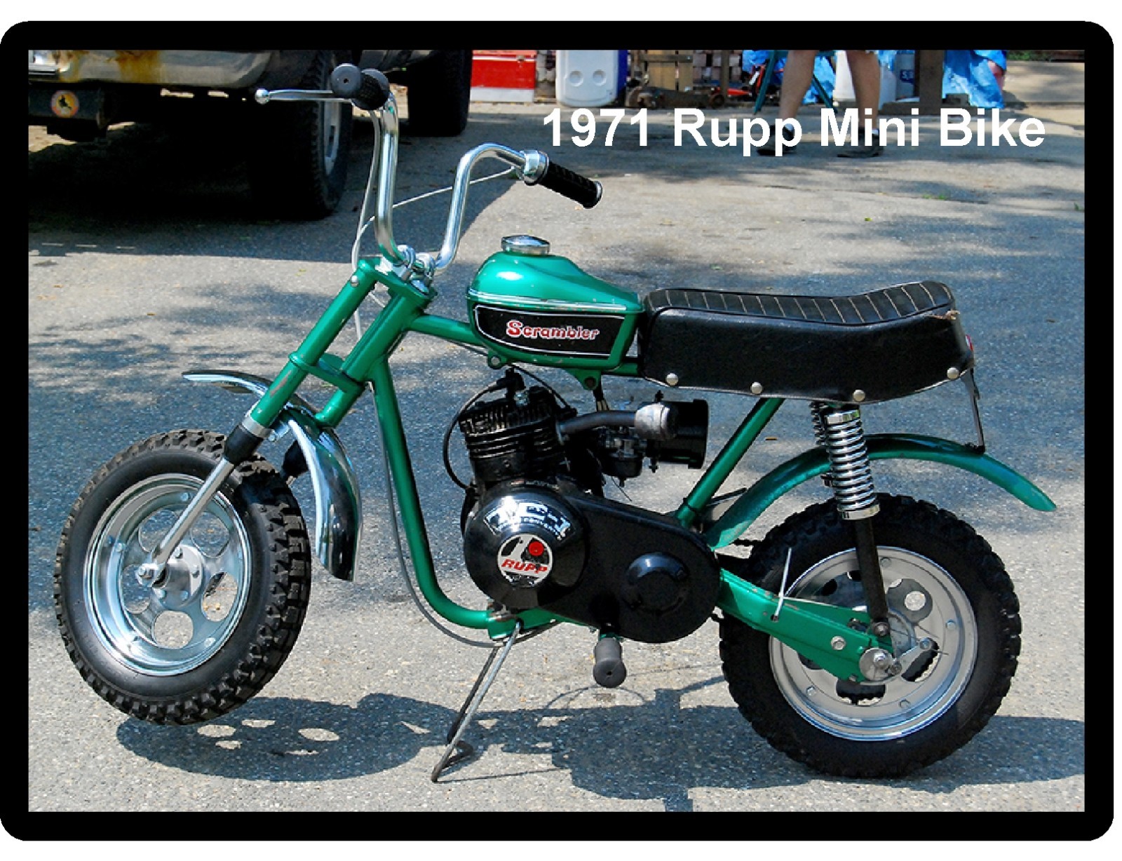 1971 Rupp Scrambler Mini Bike  Refrigerator / Tool  Magnet