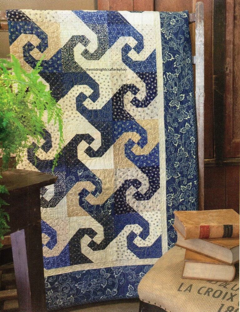 Big Sky Blues Quilt Pattern Pieced/Paper Pieced MU