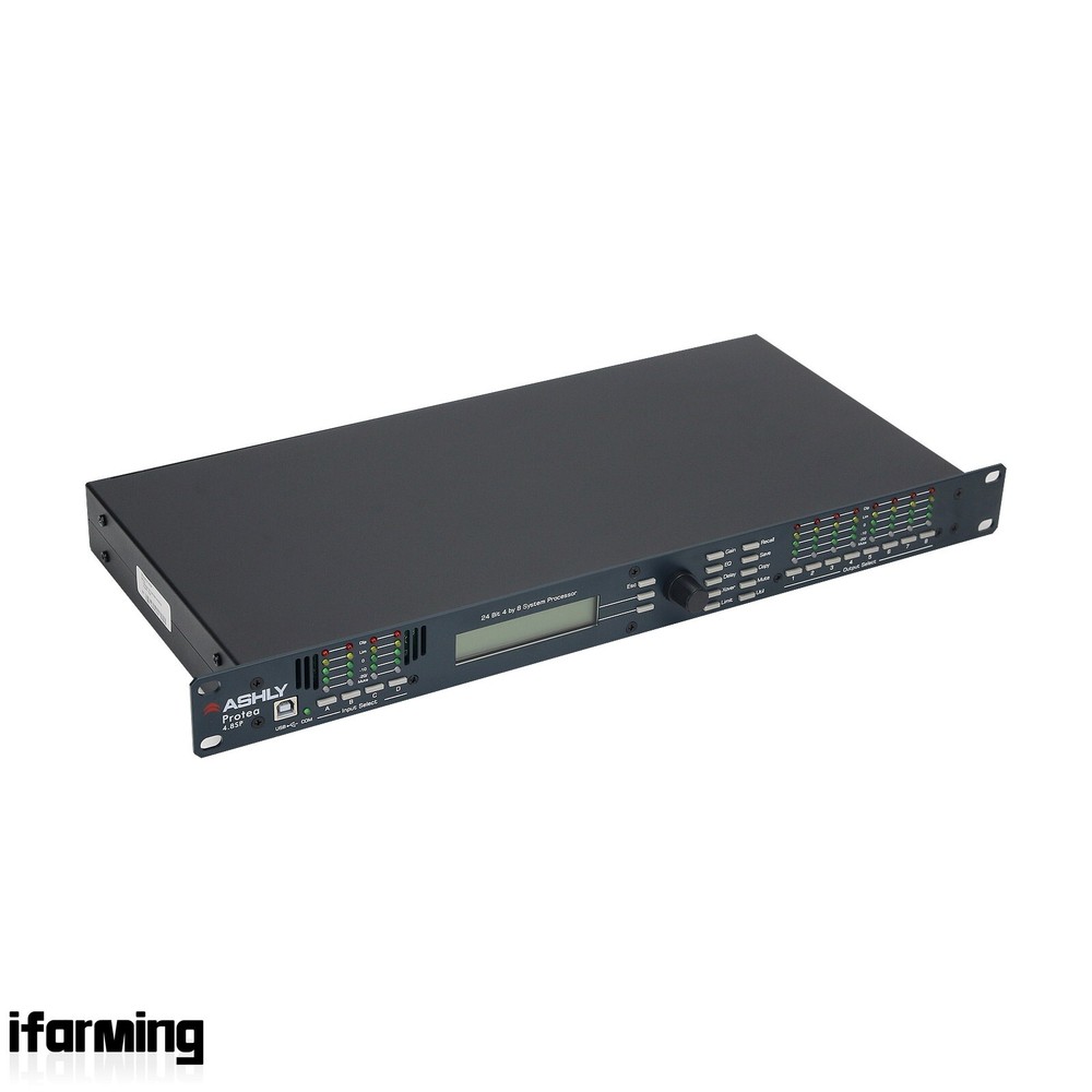 4.8SP 110V Digital DSP Audio Processor Software 4 In 8 Out Sound System #USA