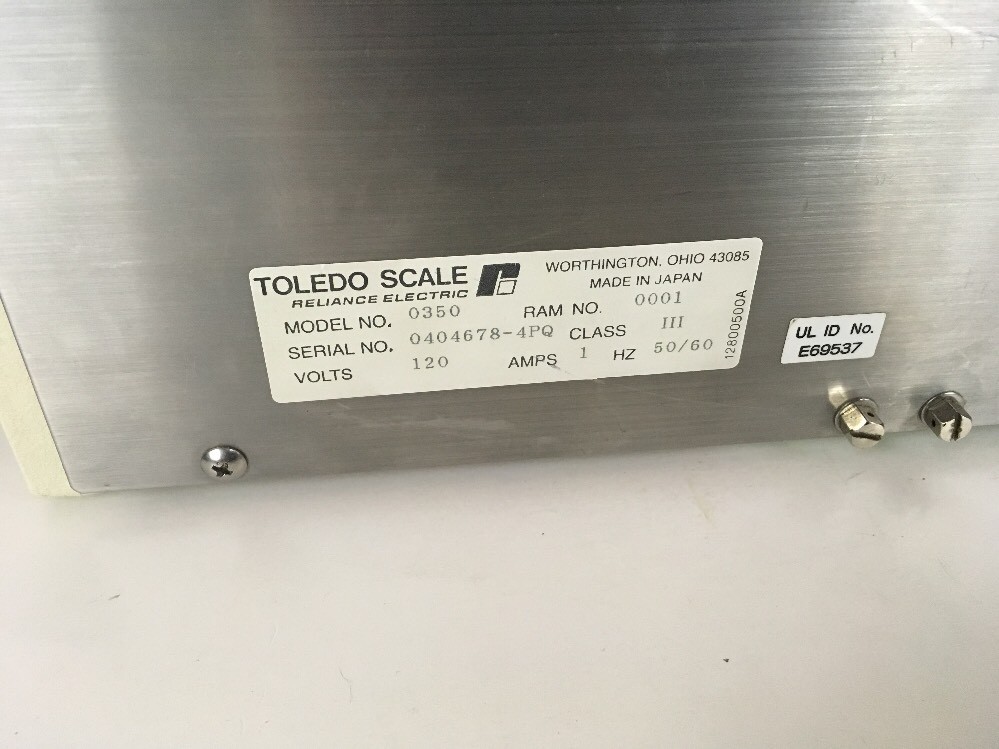 TOLEDO Scale 0350 LABEL PRINTER