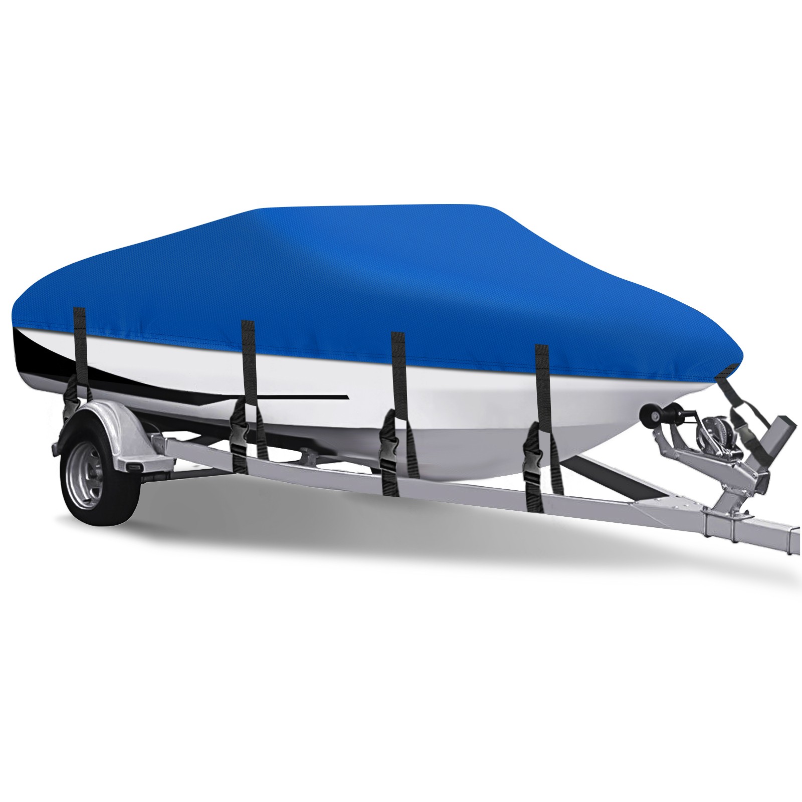 17' 18' 19' Boat Cover Waterproof Heavy Duty Marine Grade Fits V-Hull Runabout