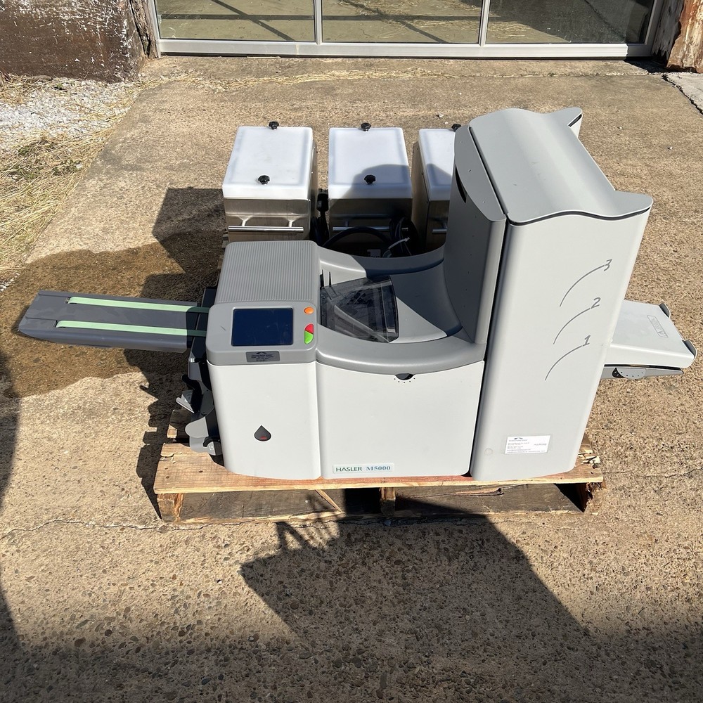HASLER M5000 Mail Folder Inserter Mailing Machine ⚠️ NOT TESTED - READ!