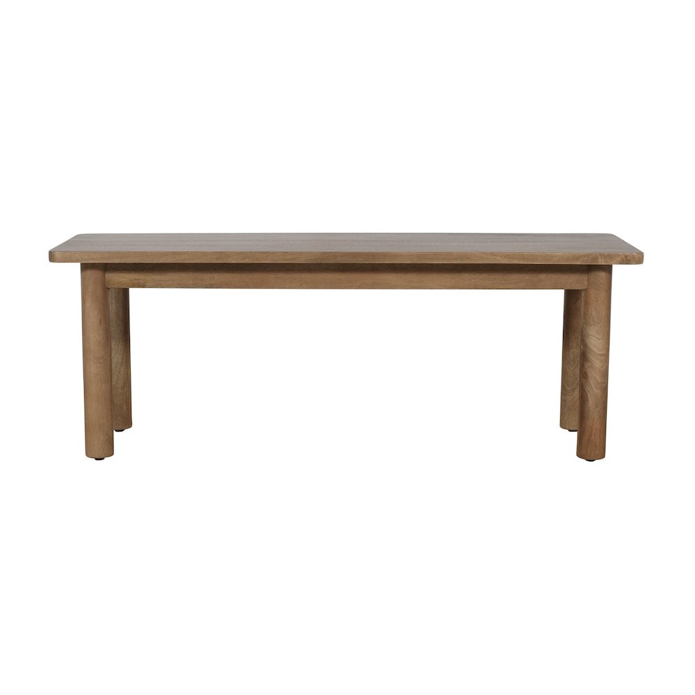 Bodhi 50" Rustic Solid Wood Dining Bench